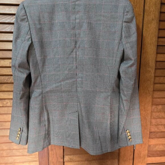 Lauren Ralph Lauren Women's 1 Button Blazer Jacket Size 4 Grey - Picture 5 of 8